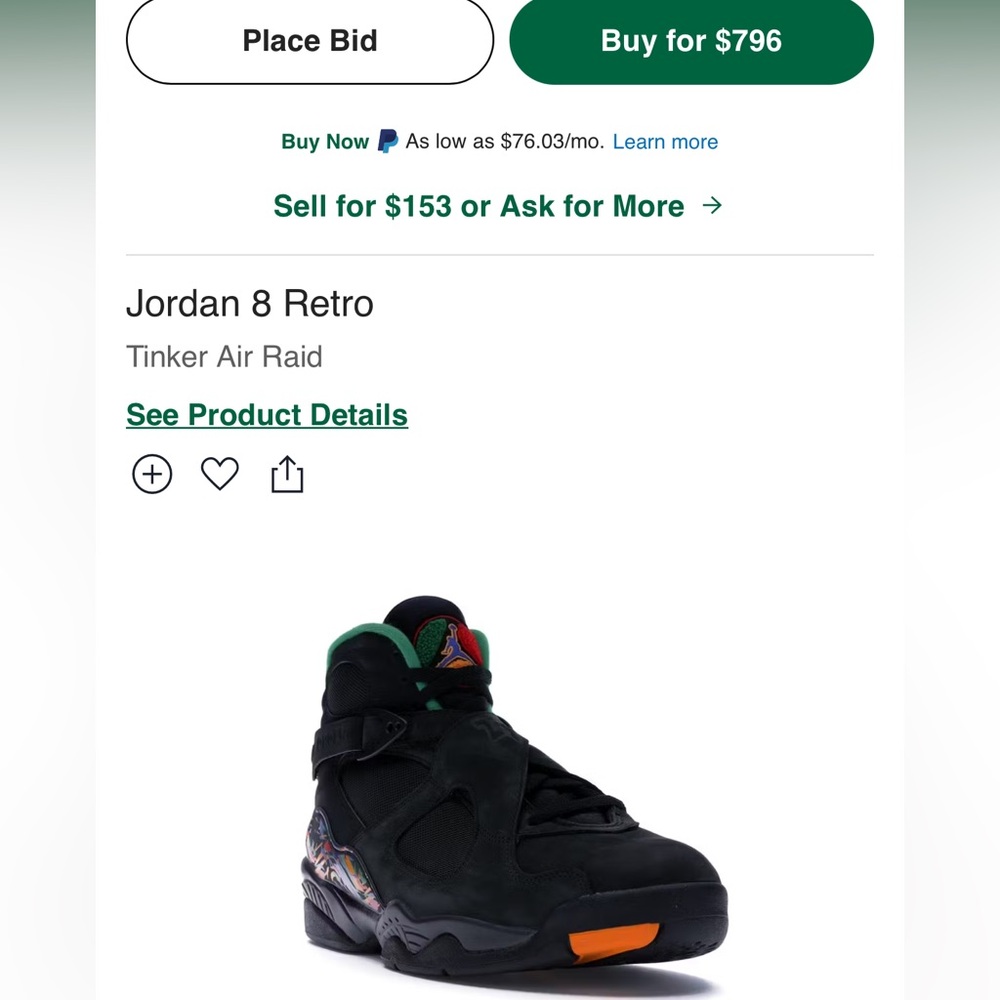Air jordan retro 8 I will negotiate send offers